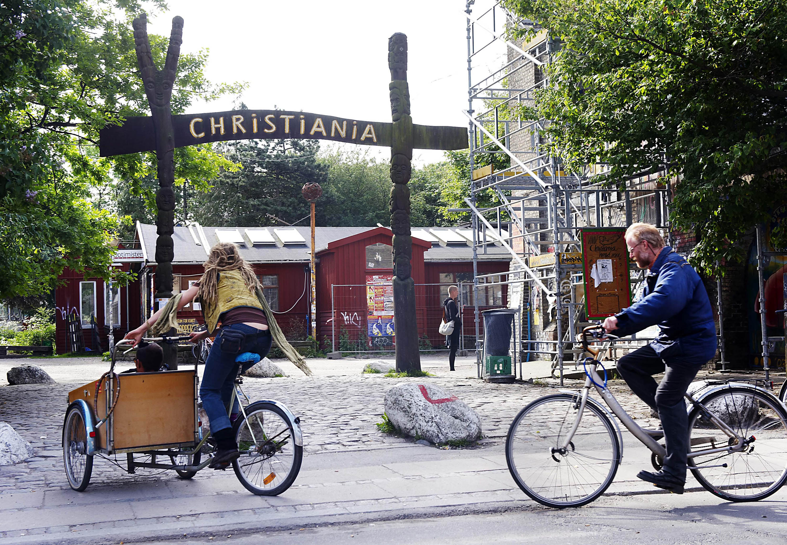 Pusher street,  Hasch-o-meter, Christiania, Kopenhamn